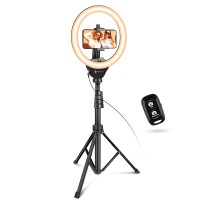Eicaus 10'' Ring Light with 62'' Tripod Stand and Phone Holder