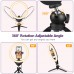 Eicaus Desktop 10'' Selfie Ring Light with Tripod Stand and Cell Phone Holder