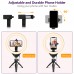 Eicaus Desktop 10'' Selfie Ring Light with Tripod Stand and Cell Phone Holder